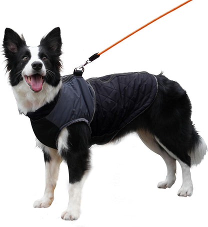 JoyDaog Warm Fleece Dog Coats with Durable Harness Buitl in D-Ring,Waterproof Puppy Jacket for Small Dogs,Dog Vest for Cold Winter,Burnished Khaki S - Image 15