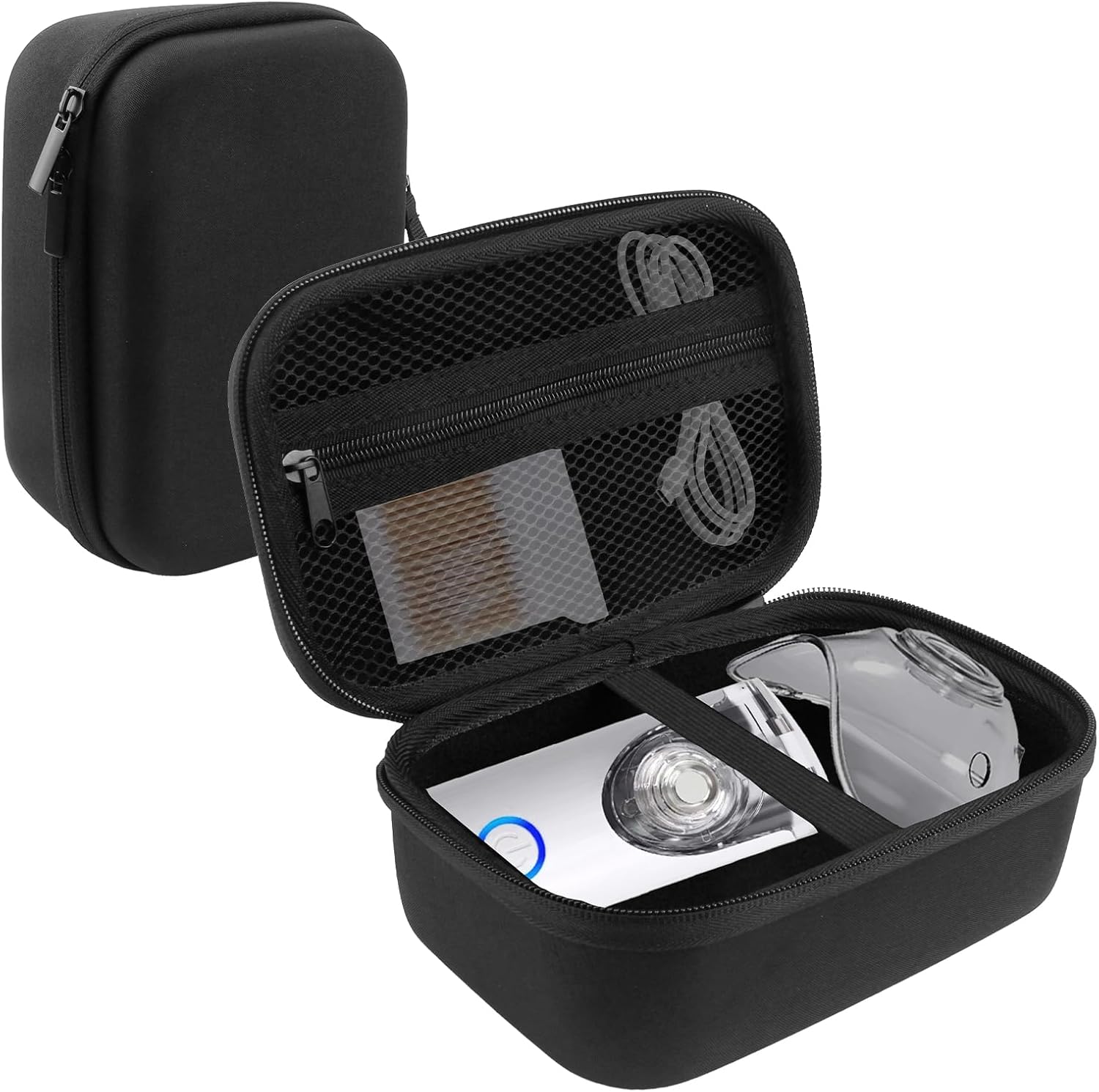 SHFGYG hard carrying case for portable handheld inhaler nebulizer front view