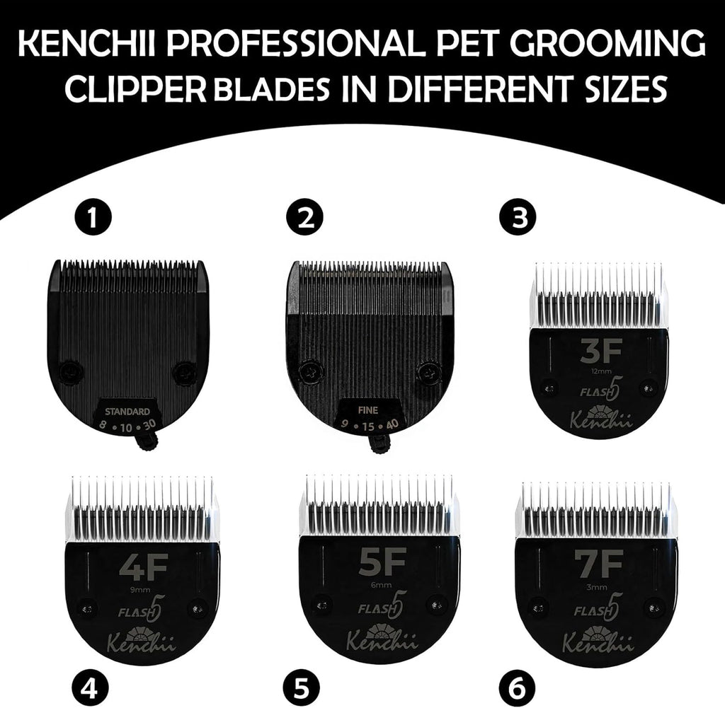 Top view of the standard pet shaving blade illustrating the precise cutting edge alignment.