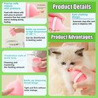 Anti biting food grade silicone nipple assembly for orphaned puppies