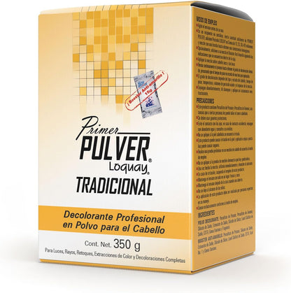 Loquay Primer Pulver Tradicional professional hair lightener front view
