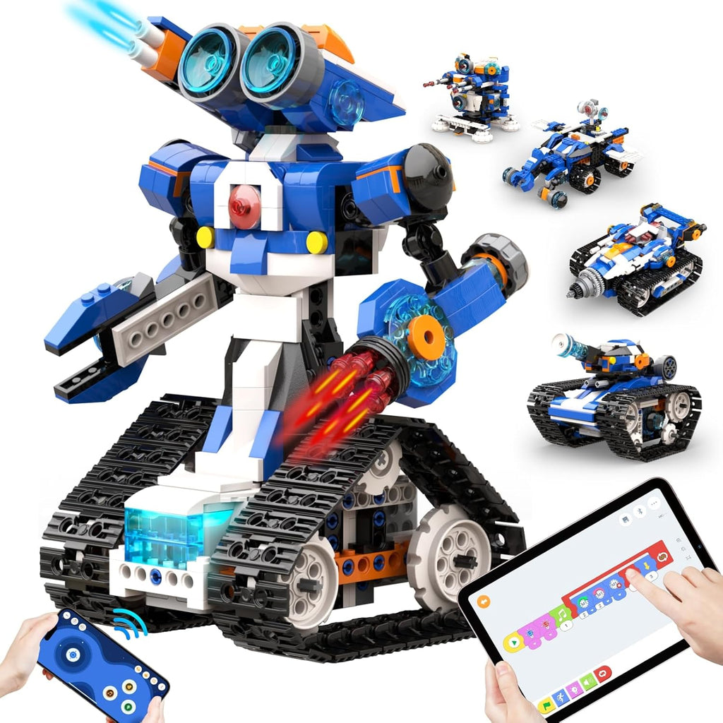 Apitor Robot J 6-in-1 STEM building kit front view