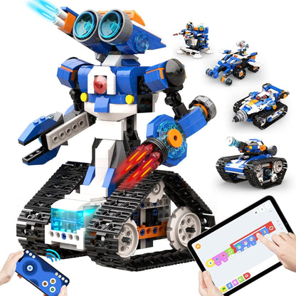 Apitor Robot J 6-in-1 STEM building kit front view