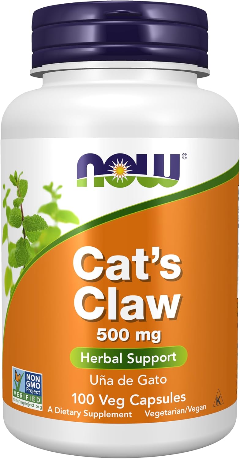 NOW Supplements, Cat's Claw 500 mg, Non-GMO Project Verified, Herbal Supplement, 250 Count (Pack of 1) - Image 9