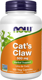 NOW Supplements, Cat's Claw 500 mg, Non-GMO Project Verified, Herbal Supplement, 250 Count (Pack of 1) - Image 9