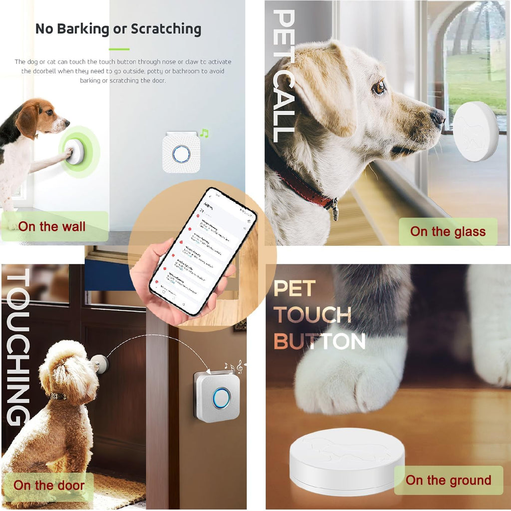 EverNary smart doggy doorbell buttons for potty training