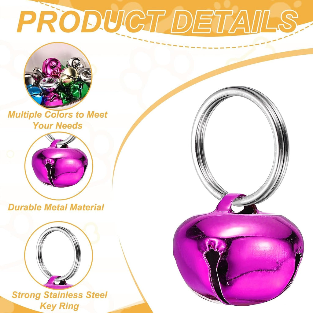 PETAXCELL cross copper bells anti lost pendant for kittens close up