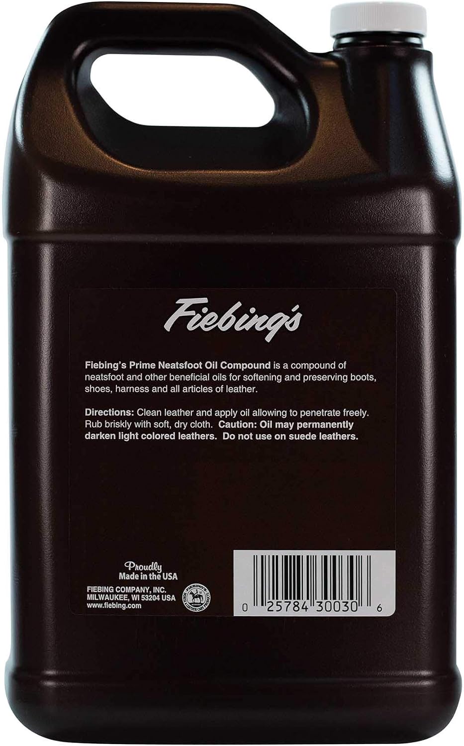 Fiebing's authentic outdoor gear leather treatment packaging