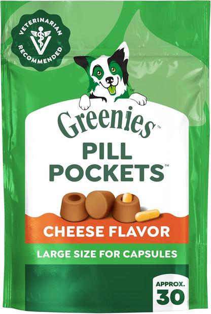 Greenies Pill Pockets for Dogs Large Size, Dog Treat Pouch for Capsule Medication, Peanut Butter Flavor, 15.8 oz. Pouch - Image 13