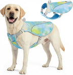 KYEESE Dog Cooling Vest, Breathable Mesh Dog Cooling Shirt for Small Dogs with D-Ring, Sun Protection Reflective Dogs Cooler Jacket with Adjustable Buckle for Summer Hiking Walking, Blue, M - Image 10