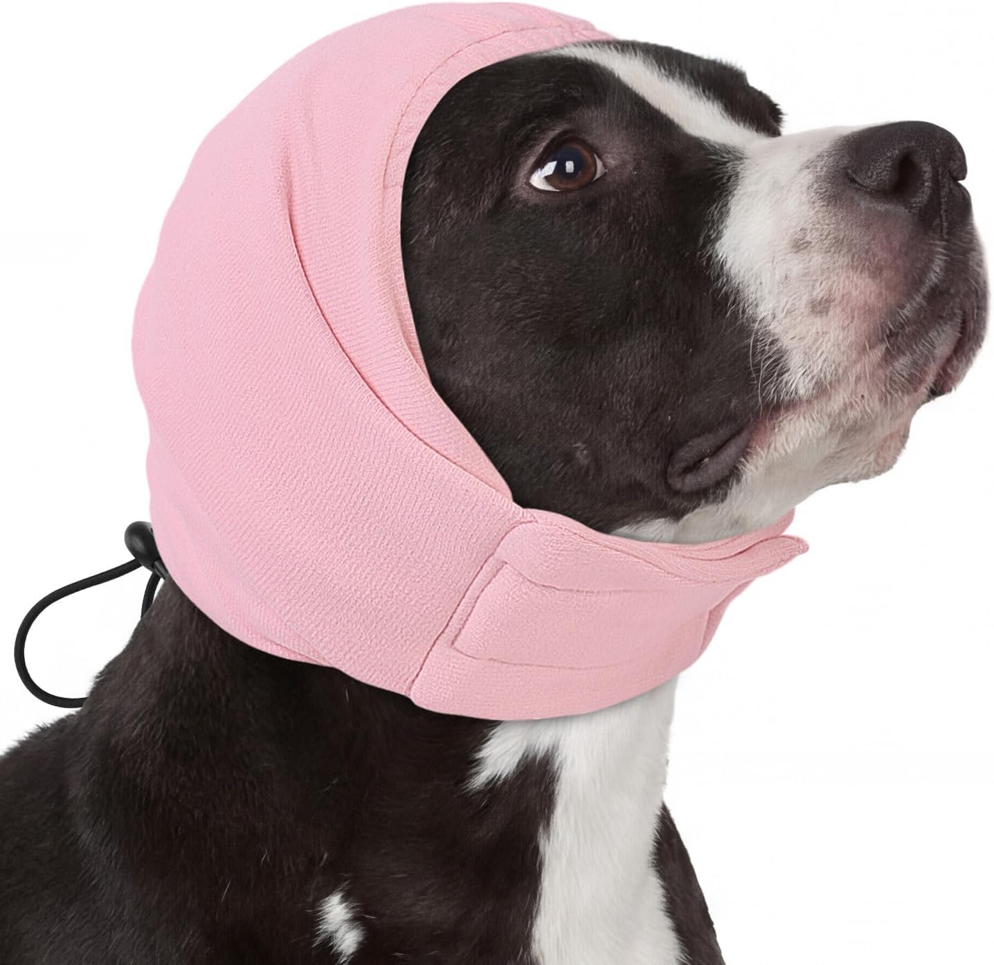 AOFITEE Dog Calming Hoodie - Anti-Slip Dog Ear Muffs Cover for Noise Anxiety, No Shake Ear Wrap for Dogs Hematoma, Adjustable Dogs Headband for Grooming, Fireworks, Thunderstorms, LightPink L - Image 14