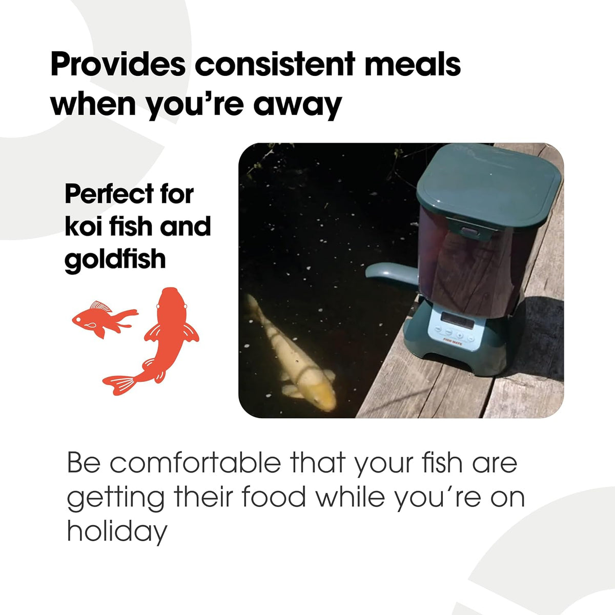 Fish Mate P7000 digital LCD timer control panel close up