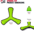 Tuff Pupper SuperChewy durable rubber dog toy for fetch