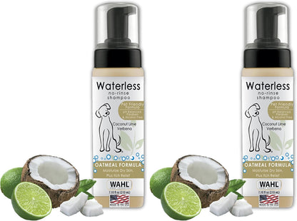 Professional grooming results using Wahl no rinse foam