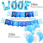 Happy Birthday hanging banner for pet celebration party decorations.