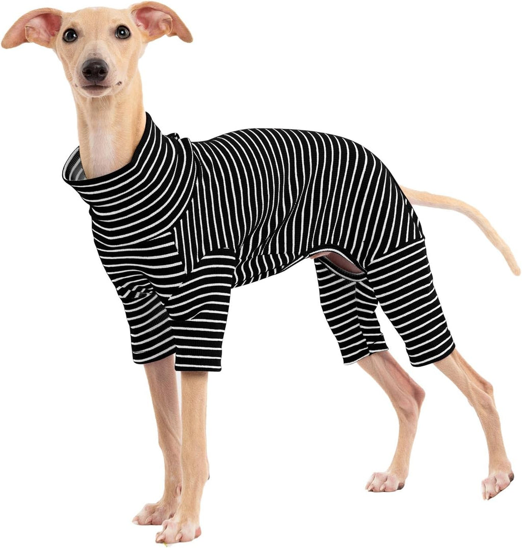 Dog Sweaters for Small Dogs Girls Boys, Striped Pet Sweaters for Fall Winter Dog Clothes, Turtleneck Pullover Knitwear for Small Medium Large Dogs - Image 13