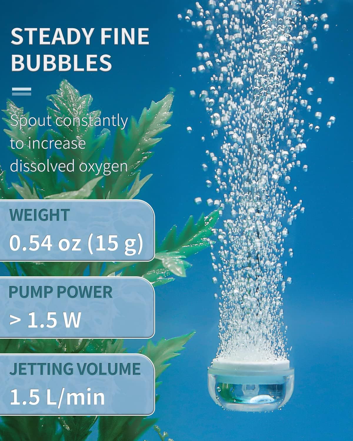 Pawfly micro bubble diffuser kit layout displaying the check valve and control valve accessories.