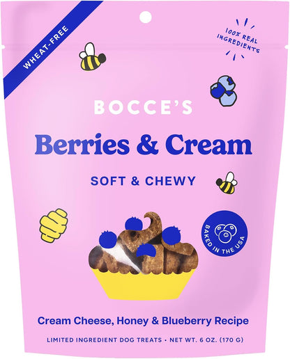 Bocce's Bakery PB Banana Chip Recipe Treats for Dogs, Wheat-Free Everyday Dog Treats, Real Ingredients, Baked in The USA, Natural Soft & Chewy Cookies, Peanut Butter, Bananas, & Carob, 6 oz - Image 10