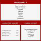Stella & Chewy's Human-Grade Grass-Fed Beef Bone Broth for Dogs - Joint & Gut Health Liquid Food Topper with Collagen & Turmeric, 16 Fl Oz Resealable Pouch - Image 9