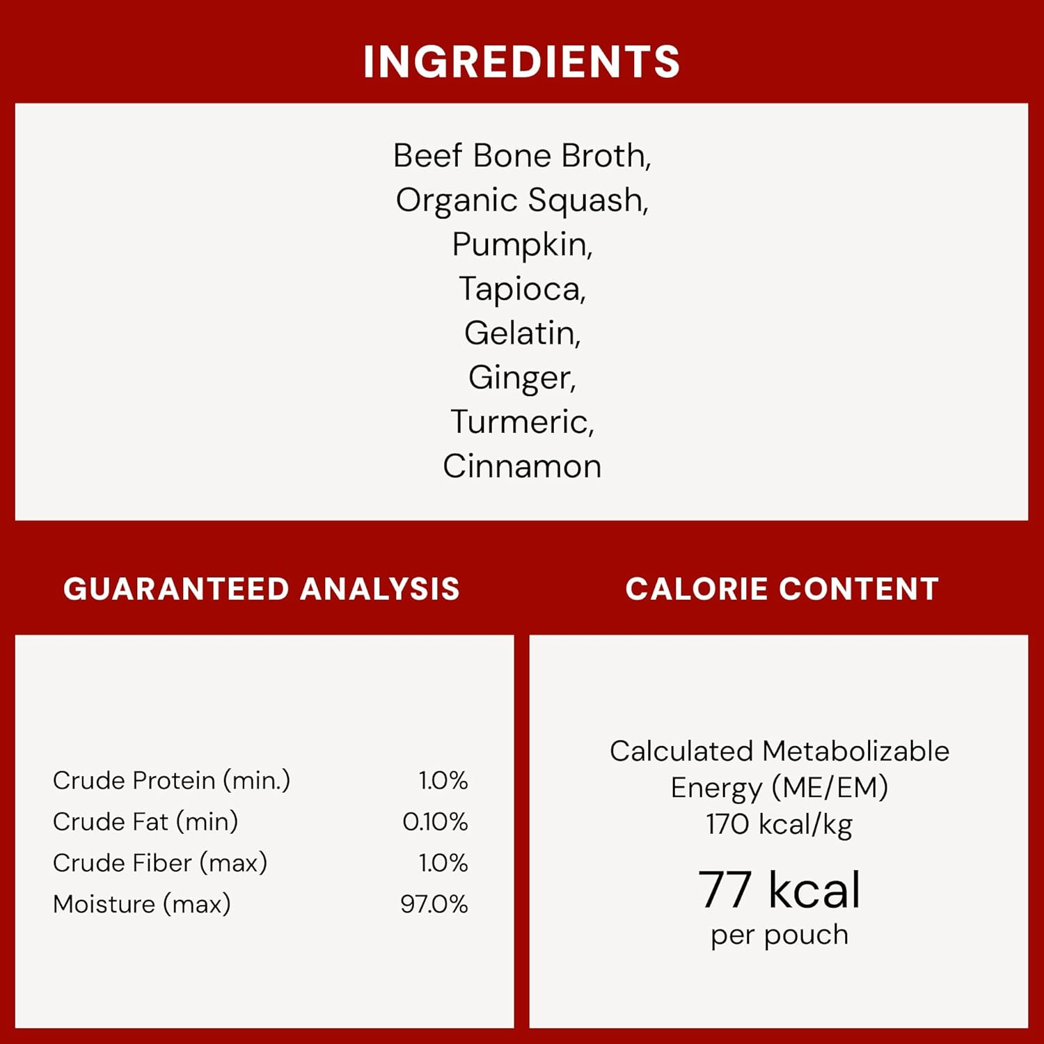 Stella & Chewy's Human-Grade Grass-Fed Beef Bone Broth for Dogs - Joint & Gut Health Liquid Food Topper with Collagen & Turmeric, 16 Fl Oz Resealable Pouch (Pack of 6) - Image 9