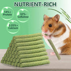 Organic timothy hay sticks container presentation