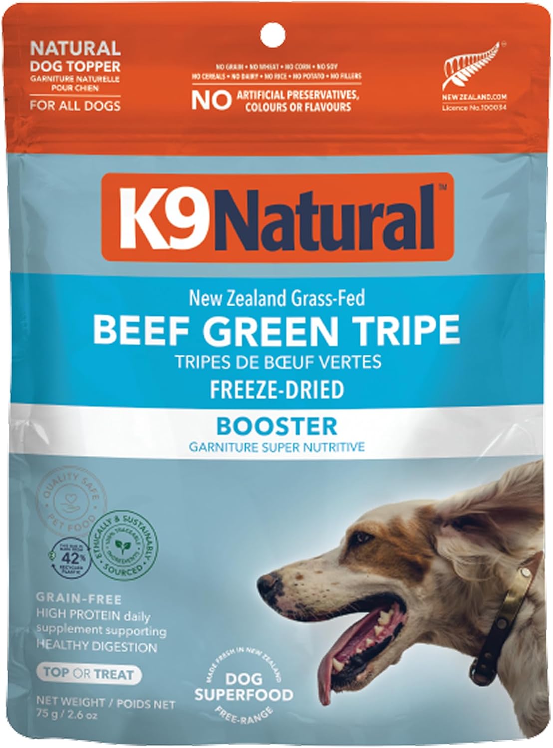 K9 Natural Freeze Dried Dog Food Topper with Verified Ingredients, Organ Meat Blend for Digestive Support, Human-Grade Freeze Dried Puppy Food & Dog Topping, Lamb Green Tripe, 7oz - Image 10