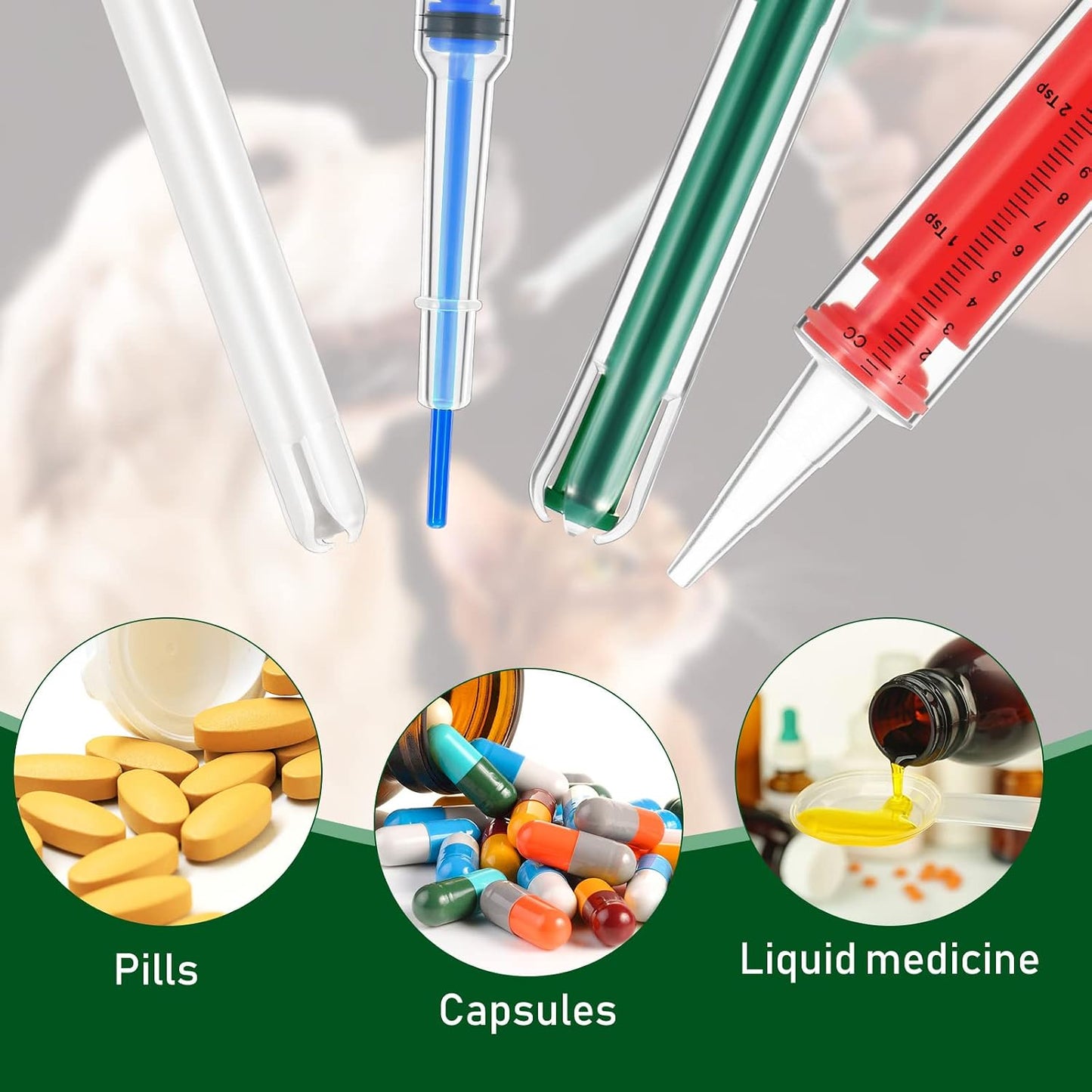 Patelai cat and dog pill gun dispenser tools
