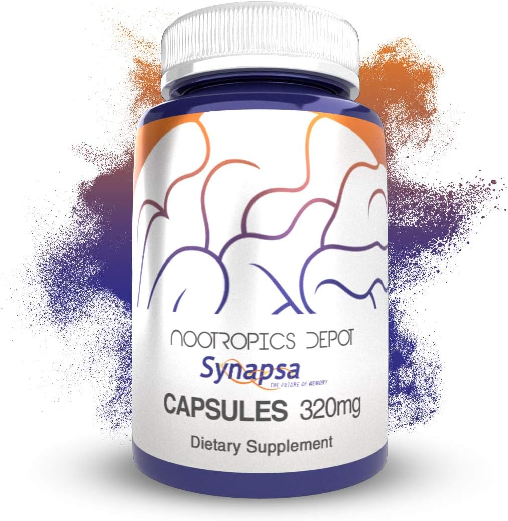 Nootropics Depot Synapsa Bacopa Monnieri 320mg front bottle view for memory support