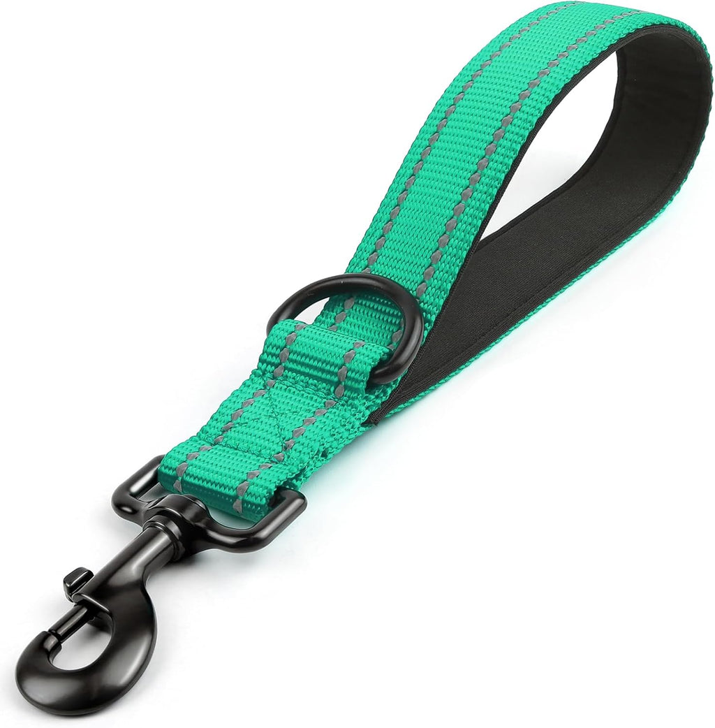 Joytale Strong Short Dog Leash 18 Inch, 1.2 Inch Wide, Heavy Duty, Padded Handle for Traffic Control, Reflective Leash for Medium and Large Dogs Walking Training, Black - Image 11