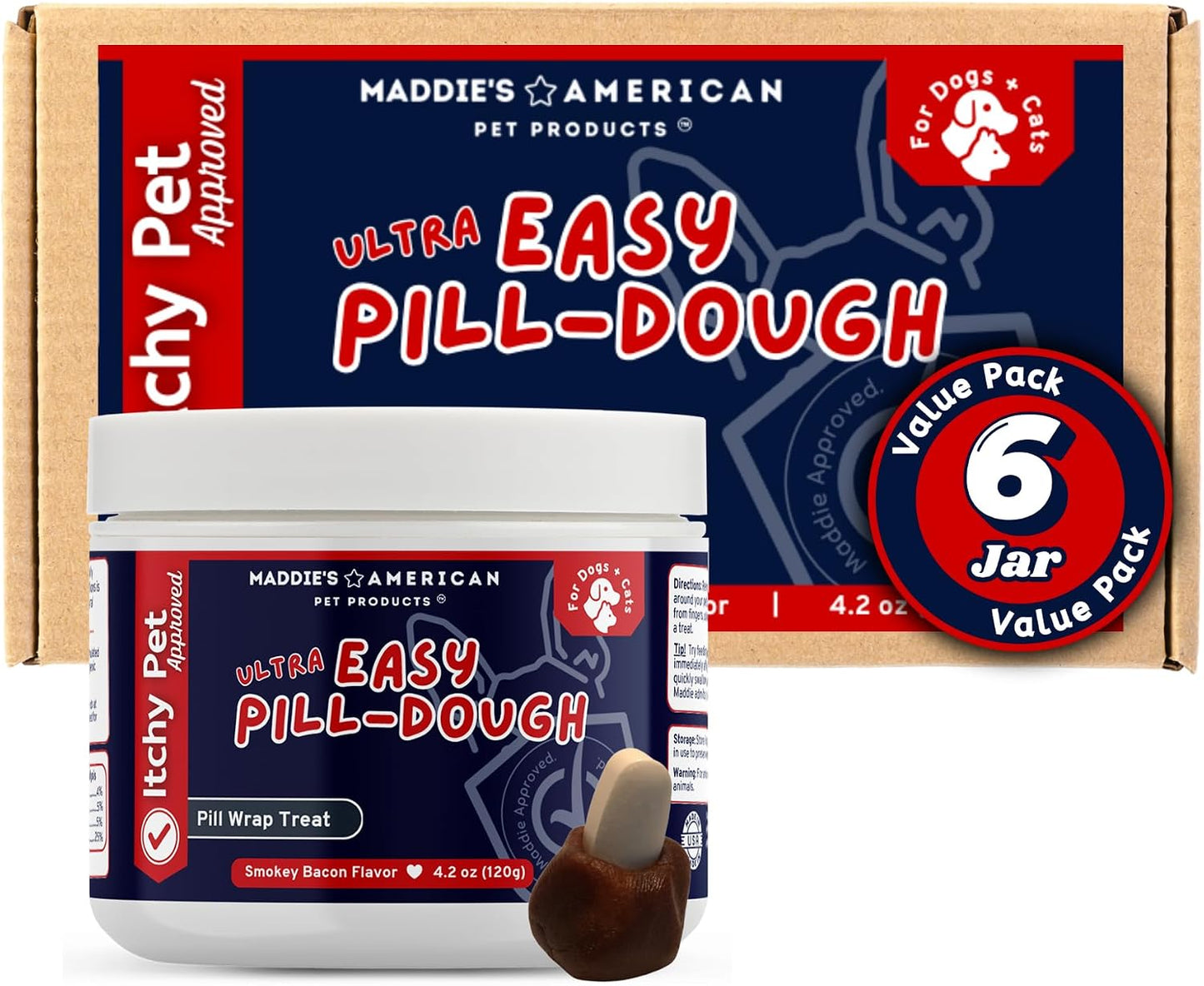 4.2 Ounce container of Maddie's American Pet Products pill wrap