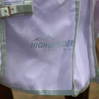Anti-rub lining detail on the chest of the Shires equestrian sheet.