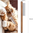 MAEXUS 2-piece cat hair remover and grooming set package showing the ergonomic eco-friendly design.