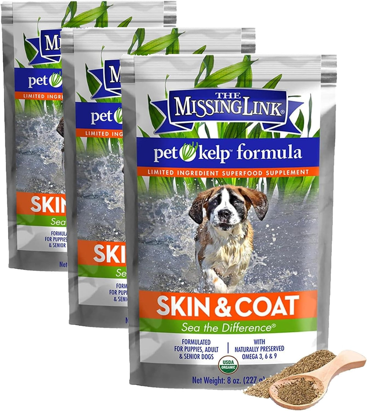 The Missing Link 6 Ounces cat supplement packaging overview
