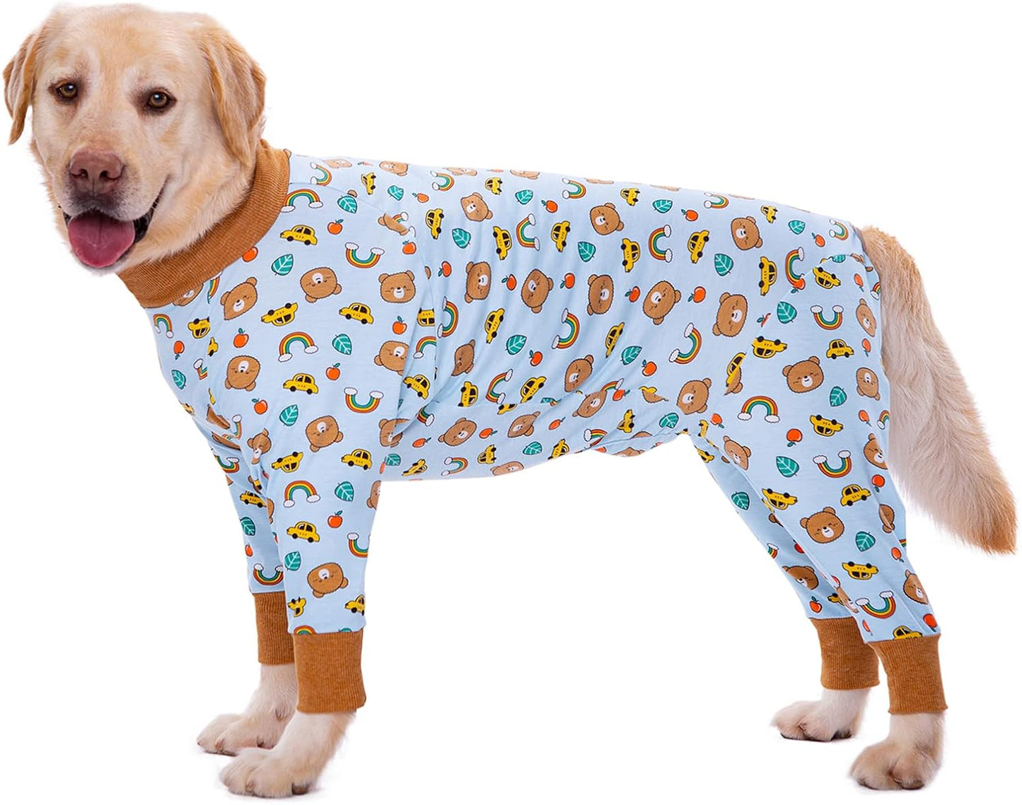Dog Recovery Suit After Surgery Female Male, Medium Large Dog Neuter Shirt Cone Alternatives Prevent Licking Surgical Onesies (Strawberry, 3XL) - Image 13