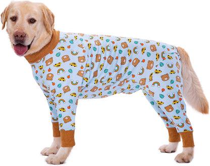 Dog Recovery Suit After Surgery Female Male, Medium Large Dog Neuter Shirt Cone Alternatives Prevent Licking Surgical Onesies (Strawberry, 3XL) - Image 13