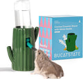 Bucatstate cactus ceramic hamster water bottle front view