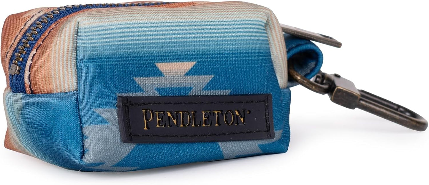Internal view of Pendleton waste bag dispenser showing roll capacity