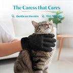 Adjustable wrist strap detail on LVGSUN breathable mesh grooming glove