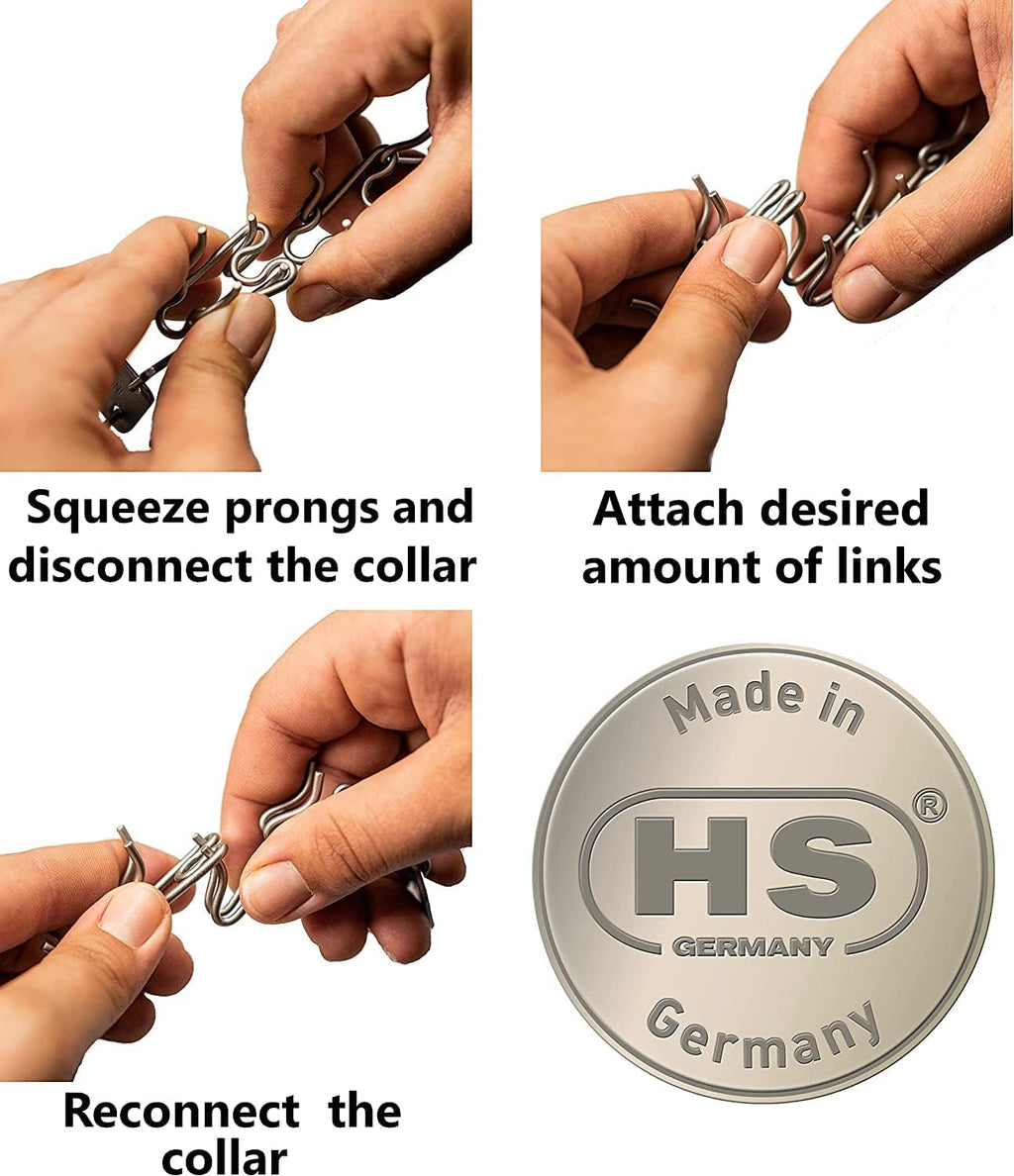 Three pack of authentic Herm Sprenger replacement prongs for professional dog training collars
