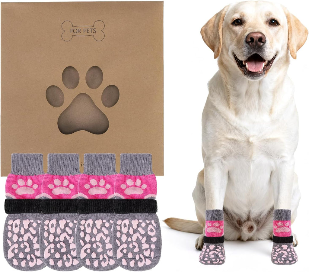 KOOLTAIL Dog Socks Shoes for Hot Pavement, Breathable & Warm Winter Dog Booties to Prevent Licking Paws for Small Medium Large Senior Dogs,Non Slip Grippy Pet Boots & Paw Protectors for Hardwood Floor - Image 15