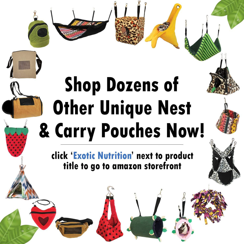 Exotic Nutrition cozy pet carrier interior fabric close up