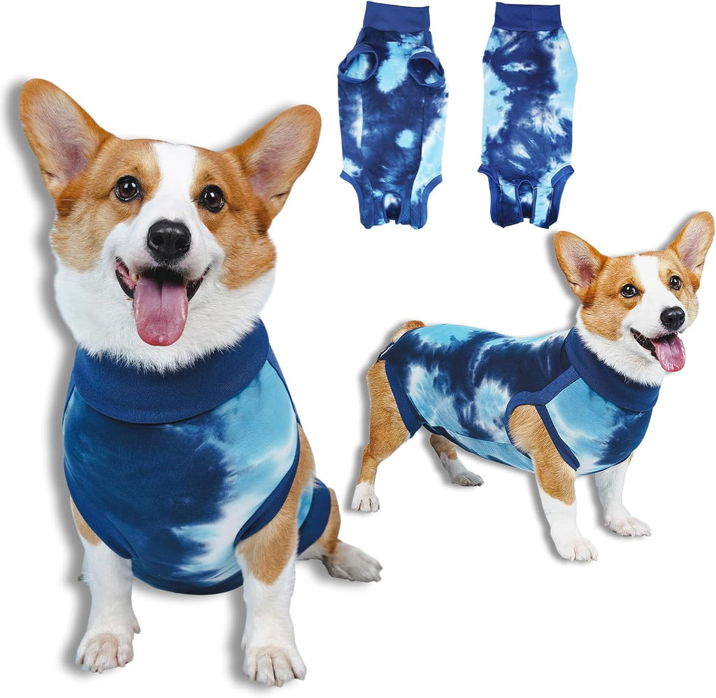 Dog Recovery Suit After Surgery, Zipper Onesie for Spay & Neuter, Soft Cotton E-Collar Alternative, Anti-Licking Body Suit for Small Medium Large Dogs Male & Female - Image 11