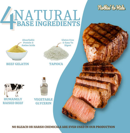 Fieldcrest Farms rawhide alternative collagen dog treats texture detail