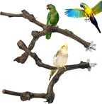 4PCS Bird Perch Natural Grape Stick Bird Standing Stick Grapevine - Image 2