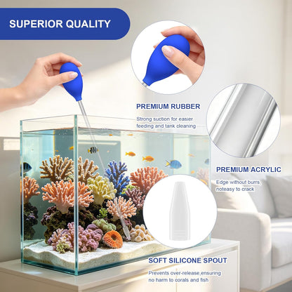 Wrexon two pack long syringe dropper highlighting the detachable design for easy cleaning.