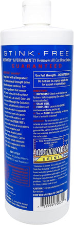 Stink Free cat urine cleaner full bottle presentation