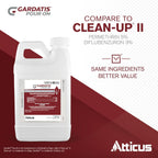 Atticus Gardatis livestock pest control package side view displaying instructions and target pests