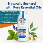 Petsus premium Dead Sea minerals pet wash bottle on a clean background.