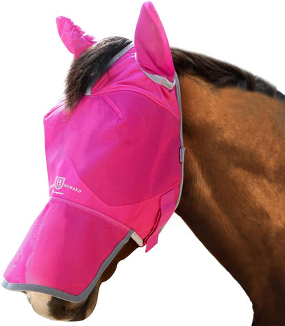 Harrison Howard fly mask forelock opening detail