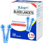 Pro Comfort twist top thirty gauge lancets front packaging view for painless blood sugar testing